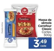 Oferta de Ninho - Massa De Semola por R$3,49 em Carrefour