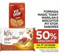 Oferta de Sabores - Torrada Magic Toast Marilan E Biscoitos Pt Stop, Sabores em Carrefour