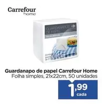 Oferta de Carrefour - Guardanapo De Papel por R$1,99 em Carrefour