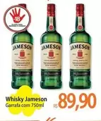 Oferta de Jameson - Whisky por R$89,9 em Atacadão