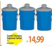 Oferta de Soprano - Cantil Térmico  Safari por R$14,99 em Atacadão