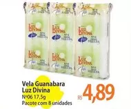 Oferta de Luz Divina - Vela Guanabara por R$4,89 em Atacadão