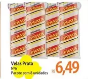 Oferta de Prata - Velas por R$6,49 em Atacadão