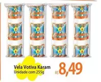 Oferta de Vela Votiva Karam por R$8,49 em Atacadão