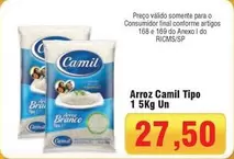 Oferta de Camil - Arroz  Tipo por R$27,5 em Spani Atacadista