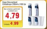 Oferta de Cristalcopo - Copo Descartável por R$4,79 em Spani Atacadista