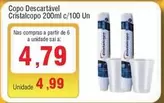 Oferta de Cristalcopo - Copo Descartável por R$4,79 em Spani Atacadista