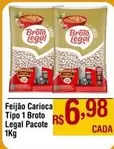 Oferta de Carioca - Feijão  Tipo 1 Broto por R$6,98 em Max Atacadista