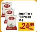 Oferta de Pacote - Filé  - Arroz Tipo 1 por R$24,99 em Max Atacadista