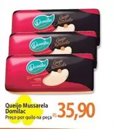 Oferta de Domilac - Queijo Mussarela por R$35,9 em Atacadão