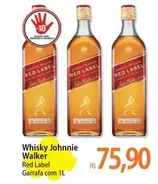 Oferta de Johnnie Walker - Whisky por R$75,9 em Atacadão