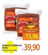 Oferta de Seara - Linguiça Calabresa por R$39,9 em Atacadão