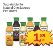 Oferta de Natural one - Suco Ambiente por R$1,89 em Tenda Atacado