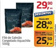 Oferta de Filé De Salmão Congelado por R$29,9 em Tenda Atacado