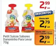 Oferta de Danoninho - Petit Suisse Sabores por R$2,99 em Tenda Atacado