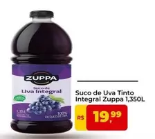 Oferta de Zuppa - Suco De Uva Tinto Integral por R$19,99 em Tonin Superatacado