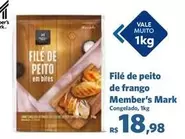 Oferta de Member's Mark - Filé De Peito De Frango por R$18,98 em Sam's Club