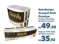 Oferta de Snob - Guardanapo De Papel Premium por R$49,98 em Sam's Club