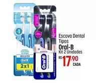 Oferta de Oral-B - Escova Dental Tipos por R$17,9 em Super Muffato