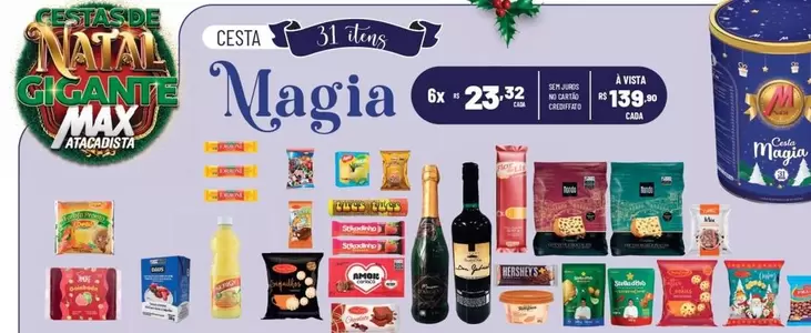 Oferta de Natal - Cesta em Super Muffato