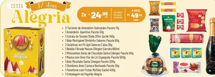 Oferta de Stella d'Oro - Cesta Vi Long em Max Atacadista