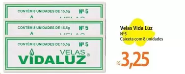 Oferta de Vida - Velas Vida por R$3,25 em Atacadão