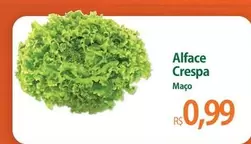 Oferta de Alface Crespa por R$0,99 em Atacadão