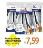 Oferta de Vitali - Peixe Sardinha Inteira por R$7,59 em Atacadão