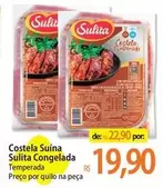 Oferta de Sulita - Costela Suína Sulita Congelada por R$19,9 em Atacadão