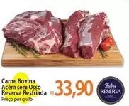 Oferta de Bovina - Carne Bovina Acém Sem Osso Reserva Resfriada por R$33,9 em Atacadão