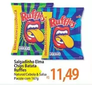 Oferta de Ruffles - Salgadinho Elma Chips Batata por R$11,49 em Atacadão