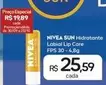 Oferta de Nivea Sun -  Hidratante Labial Lip Care Fps 30 por R$25,59 em Drogal