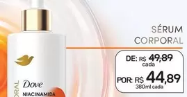 Oferta de Dove - Serum Corporal por R$44,89 em Drogal