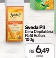 Oferta de Sveda Pil - Cera Depilatória Refil Rollon por R$6,49 em Drogal