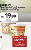 Oferta de Sveda Pil - Cera Depilatória Cremosa Micro-Ondas por R$19,99 em Drogal