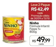 Oferta de Nestlé - Ninho Fórmula Infantil por R$49,99 em Drogal