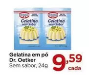 Oferta de Dr. Oetker - Gelatina Em Pó por R$9,59 em Carrefour