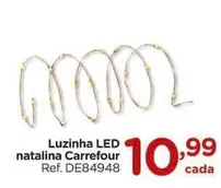 Oferta de Carrefour - Luzinha Led Natalina por R$10,99 em Carrefour