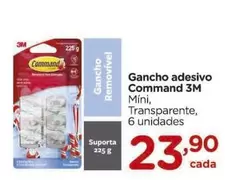 Oferta de 3M - Gancho adesivo por R$23,9 em Carrefour