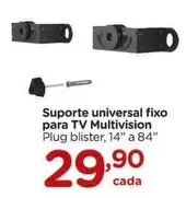 Oferta de Universal - Suporte  Fixo Para Tv Multivision por R$29,9 em Carrefour