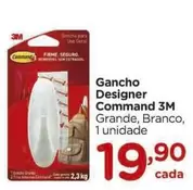 Oferta de 3M - Gancho Deeigner por R$19,9 em Carrefour