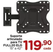 Oferta de Suporte Articulado Para Tv Full20 Elg por R$119,9 em Carrefour