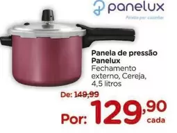 Oferta de Panelux - Panela De Pressão por R$129,9 em Carrefour