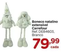 Oferta de Carrefour - Boneco Natalino por R$79,99 em Carrefour