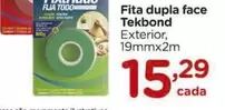 Oferta de Tekbond - Fita Dupla Face por R$15,29 em Carrefour