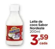 Oferta de Nordeste - Leite De Coco Sabor por R$3,59 em Carrefour