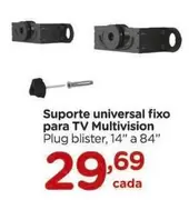 Oferta de Universal - Suporte  Fixo Para Tv por R$29,69 em Carrefour