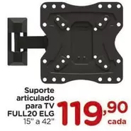 Oferta de Suporte Articulado Para Tv Full20 Elg por R$119,9 em Carrefour