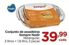 Oferta de Nadir - Sempre  - Conjunto De Assadeiras por R$39,99 em Carrefour