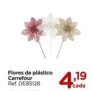 Oferta de Carrefour - Flores De Plástico por R$4,19 em Carrefour